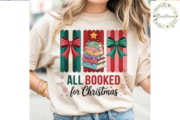 All Booked Christmas PNG: Branding & Illustrations