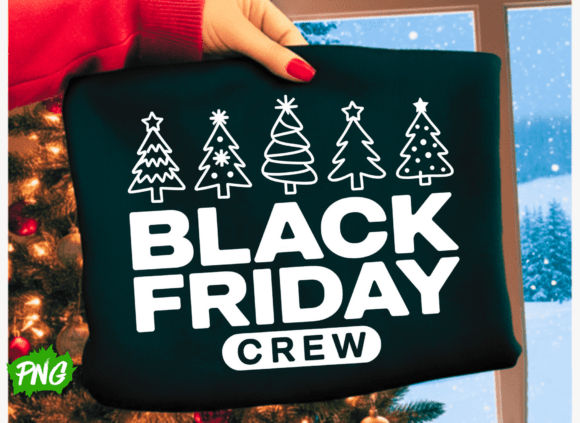 Christmas Black Friday Crew Illustrations