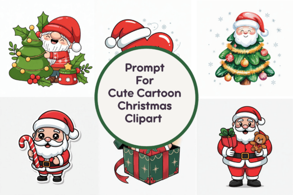 Cute Christmas Clipart: Branding With Illustrations