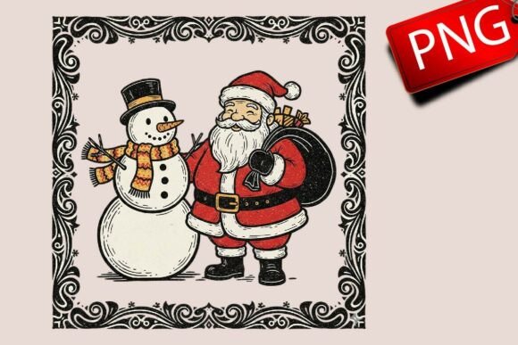 Funny Snowman Png: Winter Christmas PNG Illustrations