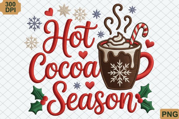 Hot Cocoa Season, Christmas PNG: Designer Review