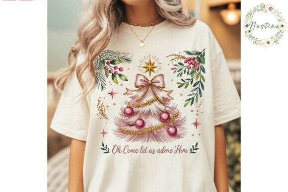 Pink Watercolor Christmas Tree PNG: A Crafter’s Review