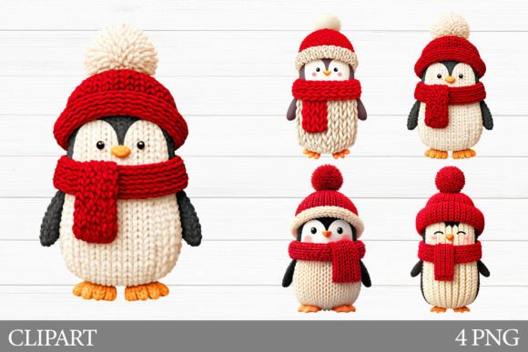 Reviewing Christmas Penguin Clipart for Embroidery